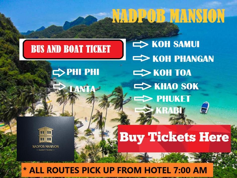 Nadpob Mansion Hotell Surat Thani Eksteriør bilde